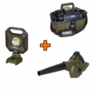SET Aku vysavač 2v1 CVP 10-2 + Aku fukar CVF 230 + ZDARMA LAMPA CR LED 20 Narex bez aku
